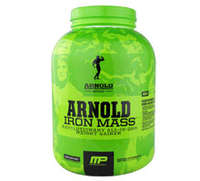 #7 Best Mass Gainer Protein - Muscle Pharm Arnold Iron Mass Protein Container